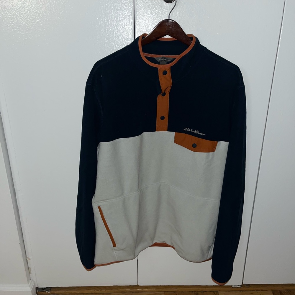 Eddie Bauer Men’s Chutes Mock Neck Fleece